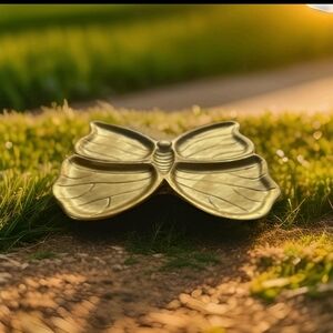 Gold Butterfly Shaped Trays
